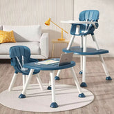 Silla Comedor Escritorio 2 en 1 Azul Modelo